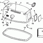 J25EEOA Капот-Evinrude
