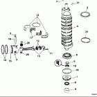 J175SLEOM Коленчатый вал , поршни
