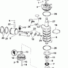 J100WTLEOC Коленчатый вал & Поршень