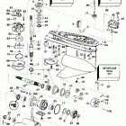 J175SLEOM Gearcase - standard rotation - 20 in. models