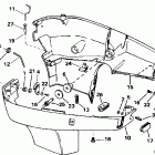 J225TXEOB Нижний кожух двигателя