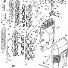 J175SLEOM Carburetor and intake manifold - 175 h.p.