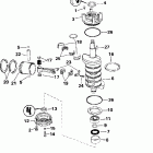 J85TTLEOR Коленчатый вал & Поршень