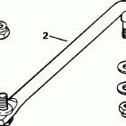 J225TXEOB Steering link kit - 200 / 225stl, 200tx, tz, 225tl...