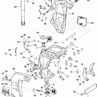 J90TLEOR Stern bracket - power trim & tilt
