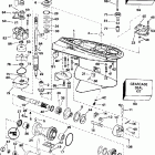J225TXEOB Gearcase - standard rotation - 25 in. & 30 in. mod...