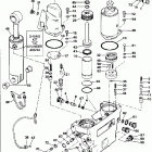 E250TXEOR Power trim / tilt hydraulic assy.