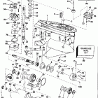 J225TXEOB Gearcase - standard rotation - 20 in. models