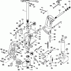 J90TLEOR Stern bracket - manual tilt models