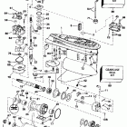 E200TXARK Gearcase - standard rotation - 20 in. models