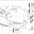 E120TXARK Engine cover - evinrude 120-140 models