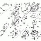 E200TXARK Carburetor and linkage - 185, 200 suffix 