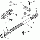 E200TXARK Dual steering connector kit - 200stl, 225stl only