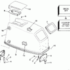J40EERE Engine cover - evinrude rope start only