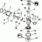 E4RERE Коленчатый вал & Поршень