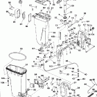 J40EERE Корпус глушителя и струпцины крепления