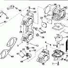E200TXARK Carburetor and linkage - 225 suffix 