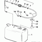 E120TXARK Fuel tank without gauge