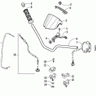 DVX 90 Handlebar and control assembly