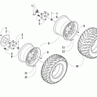 400 FIS Auto Wheel and tire assembly (le)