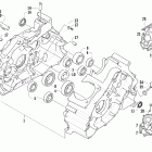 650 H1 TRV Crankcase assembly (up to vin: 4uf07atv47t237701)