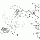 700 EFI FIS Winch assembly (le)