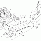 650 H1 TRV Двигатель и глушитель