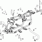 DVX 90 Frame and related parts assembly