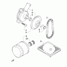 700 EFI FIS Масляный насос и фильтр