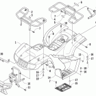 90 Utility Body panel and rack assembly