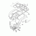 700 EFI FIS Задняя панель кузова