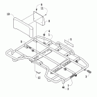 700 Diesel Rear rack and backrest assembly