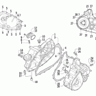 500 FIS Manual Crankcase cover assembly