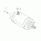 650 H1 TRV Starter motor assembly (up to vin: 4uf07atv97t2700...