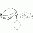 DVX 250 Seat and tool kit assembly