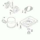 650 H1 TRV Масляный насос и фильтр