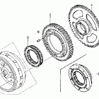 ARX1200T3D Муфта стартера