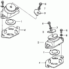 ARX1200T3D Крепление двигателя