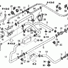 ARX1200T3 Water hose (turbo '04-'05)