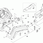 650 H1 Двигатель и глушитель