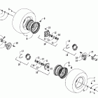 50 Utility Front wheel and brake assemblies