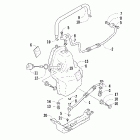 DVX 400 Oil tank and hose assembly