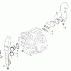 700 EFI SE Корпус и патрубки охлаждения
