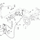 Prowler XT Rear and parking brake assembly