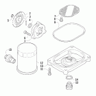 650 H1 LE Масляный насос и фильтр