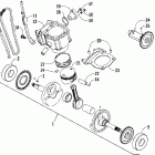 DVX 250 Поршни и коленвал
