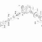 700 EFI SE Задний привод редуктор