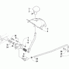 400 TRV Рычага переключения заднего хода