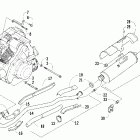 400 TBX Auto Двигатель и глушитель