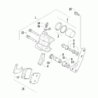 DVX 400 Front brake assembly